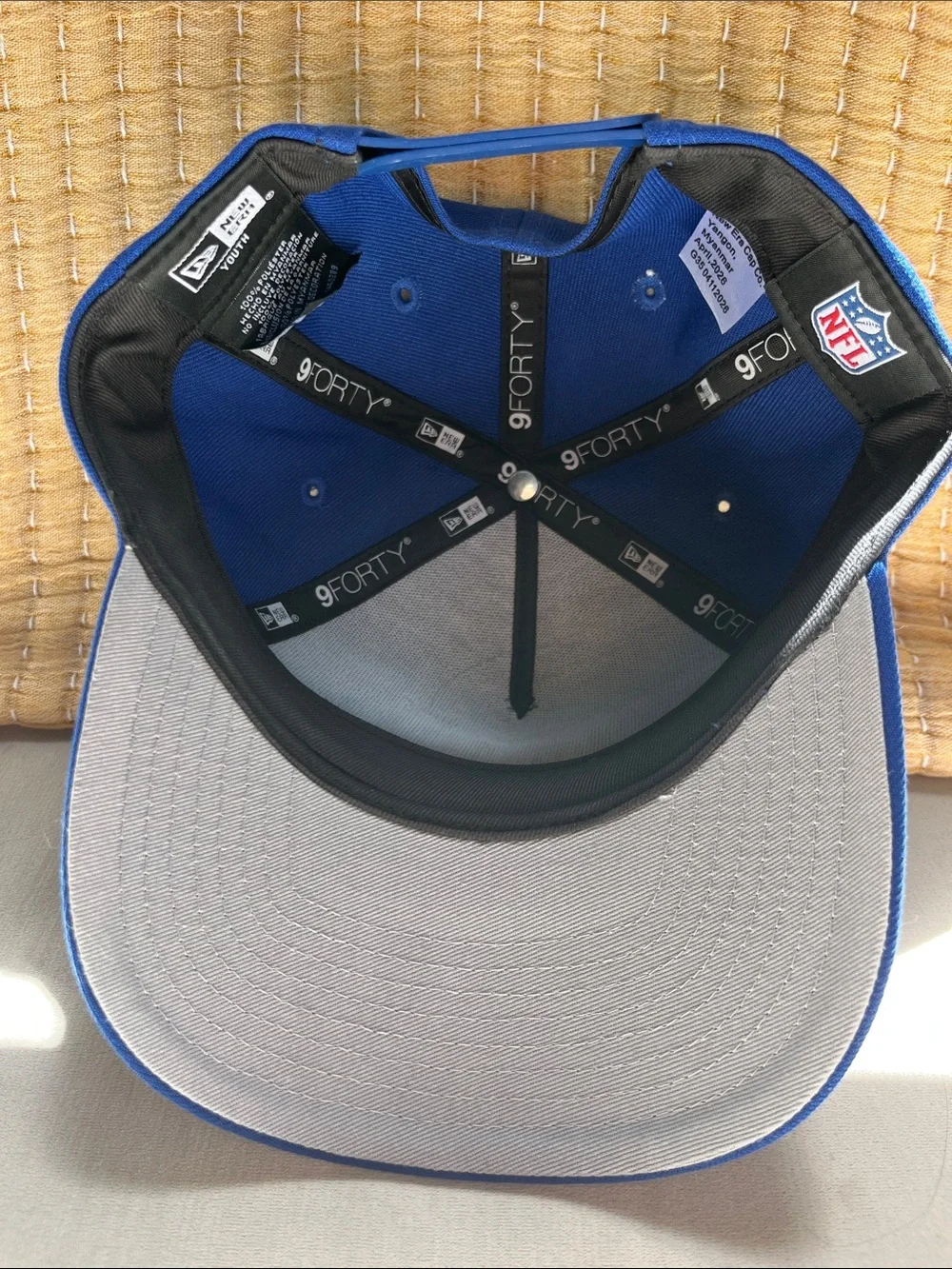 New Era Kids Royal Blue NY Embroidered Logo Cap NWOT